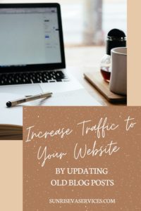 Increase traffic by updating existing blog content and improving SEO performance over time. Learn how here