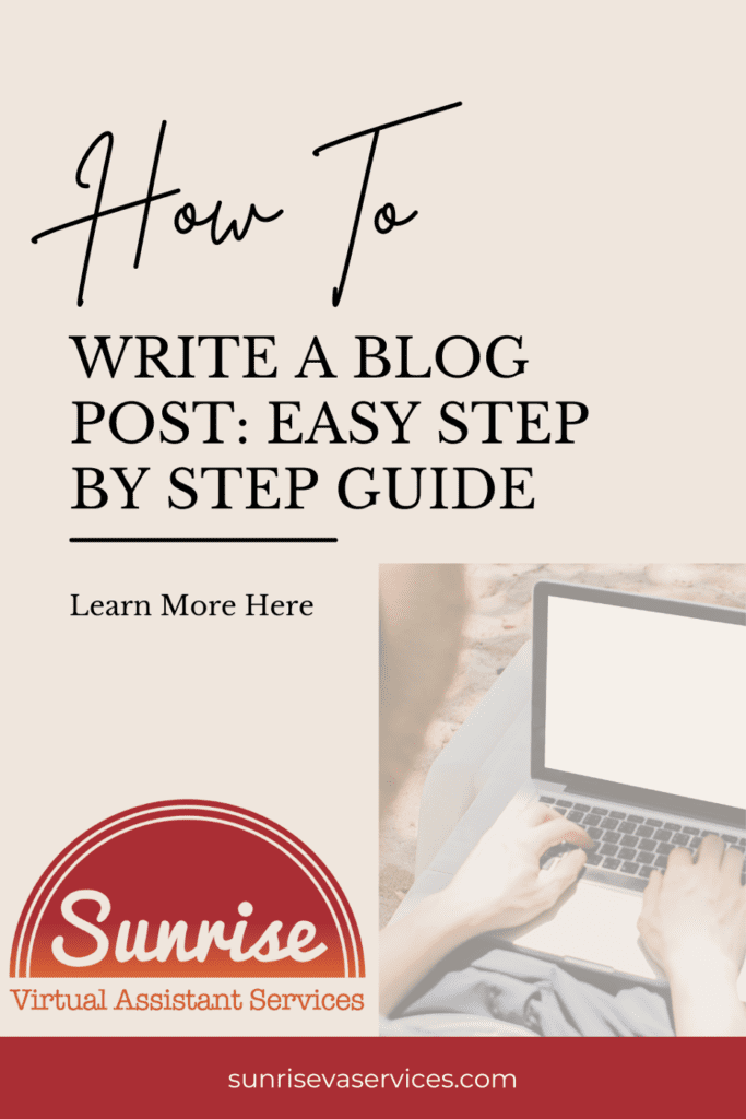 It can be difficult to write your first blog post if you're new to blogging. This step-by-step guide will show you exactly how it's done.