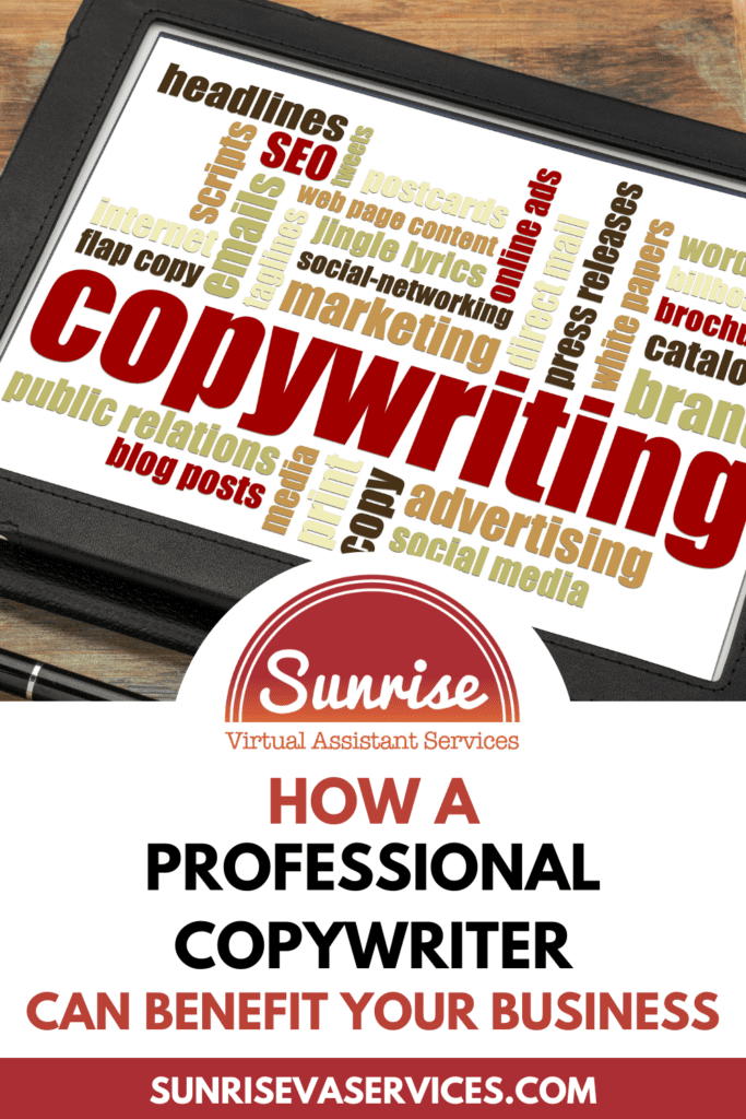 Professional copywriter