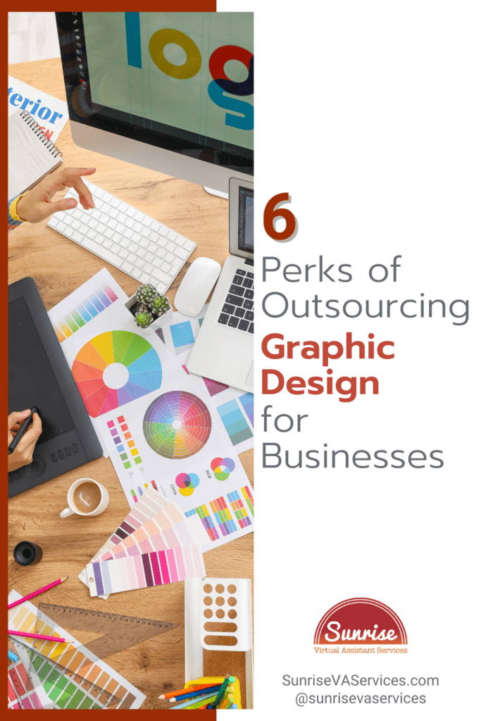 Learn the top 6 benefits of outsourcing graphic design efforts for small businesses, including cost, talent pool, and more.