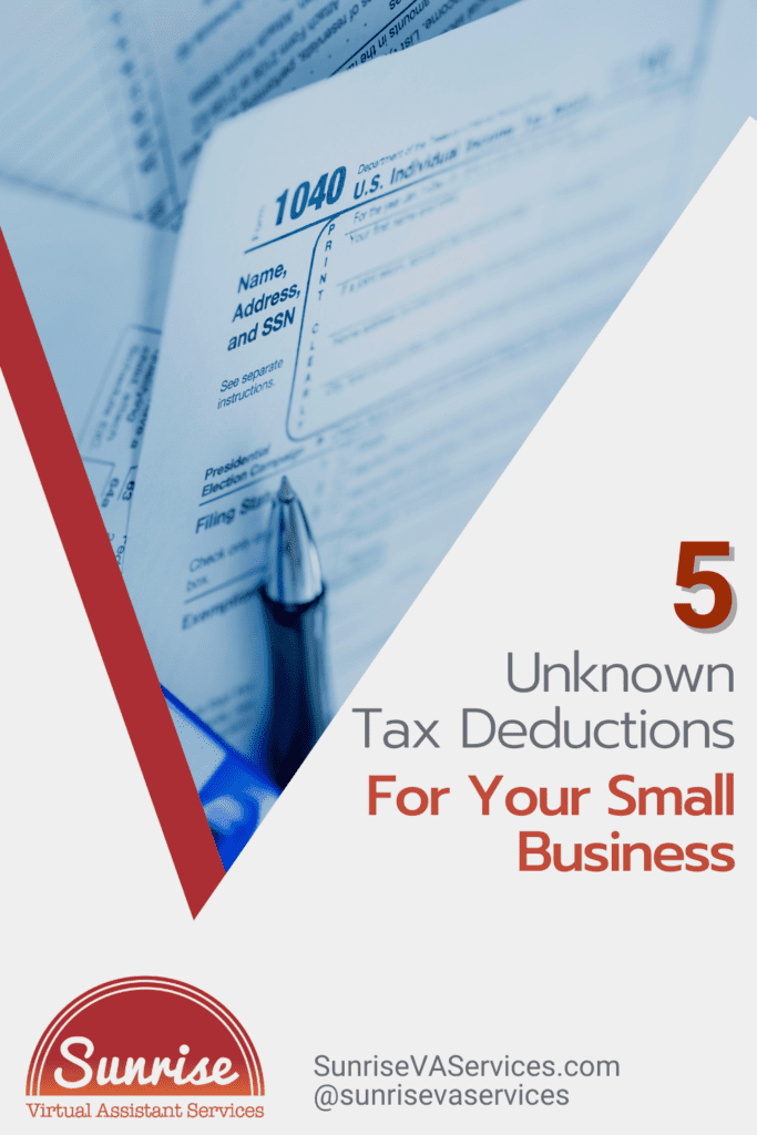 Are you aware of these tax deductions? Discover 5 ways you may be able to save money on your taxes for your small business in this article.
