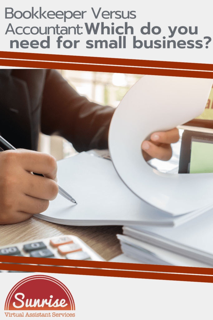 Learn the key differences of each to unlock the answer to an age-old business question; bookkeeper versus accountant - which one do I need?