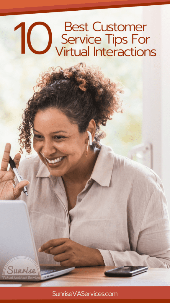 Learn 10 of the best customer service tips for virtual interactions like email queries, and social media messaging, for your business