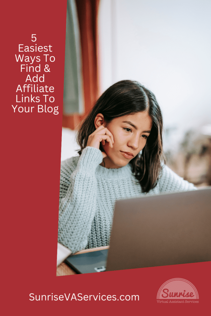 Want to get started making passive income with affiliate links? Here's the five easiest ways to get started!