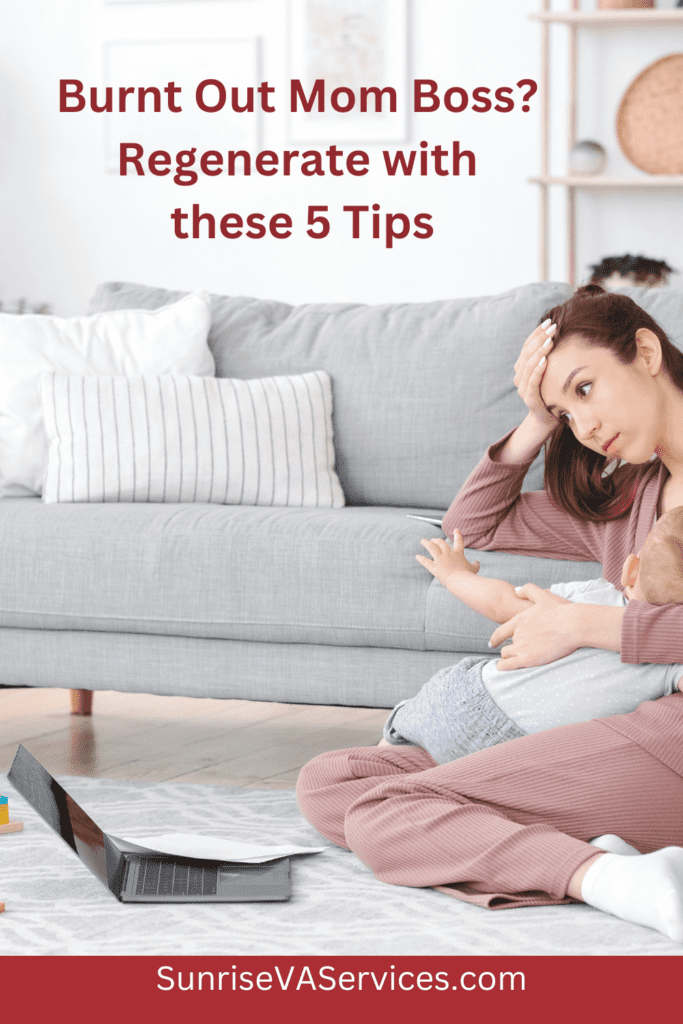 Struggling to balance the demands of being a mom boss and a business leader? Discover key signs of burnout and strategies for self-care.