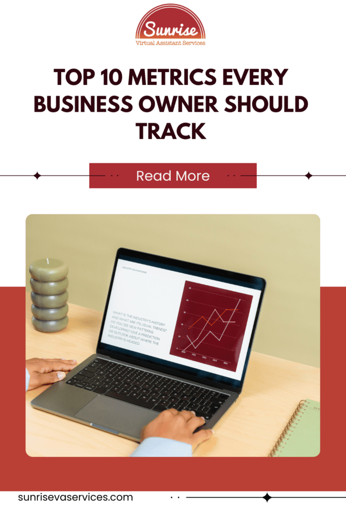 Top 10 Metrics Every Business Owner Should Track, covering website and social media analytics, email subscribers, and more