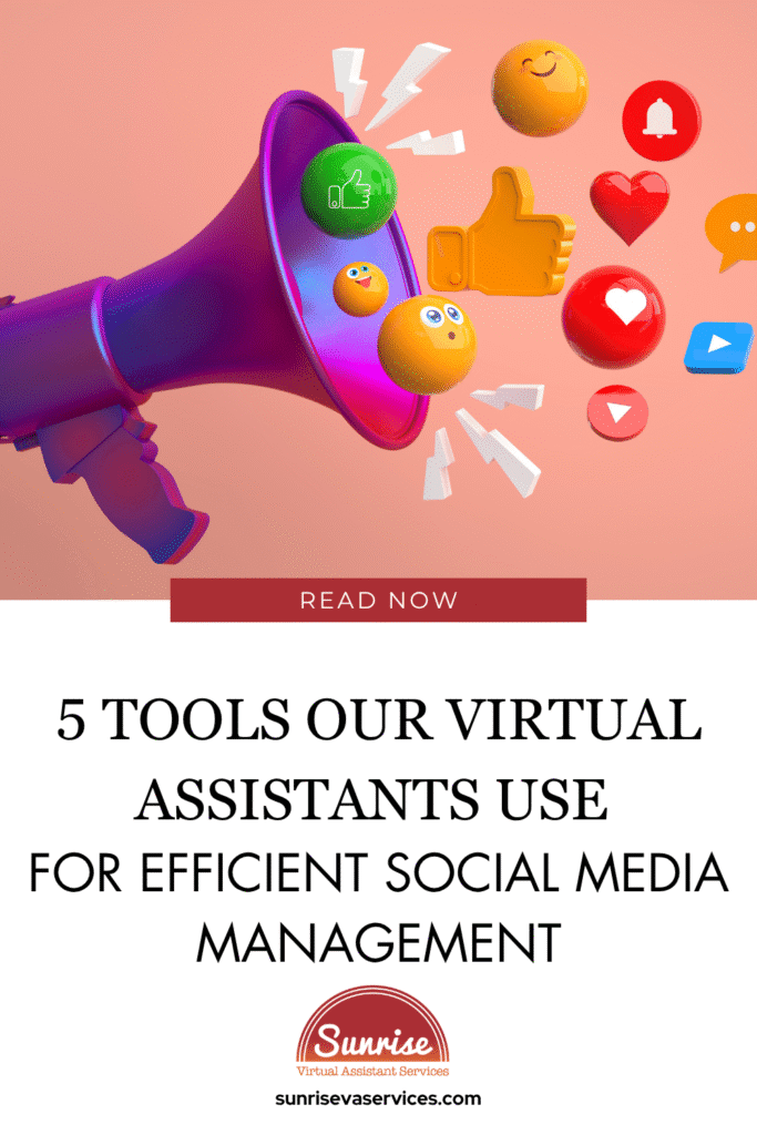 Discover 5 powerful tools our virtual assistants use to manage your social media smoothly and professionally.