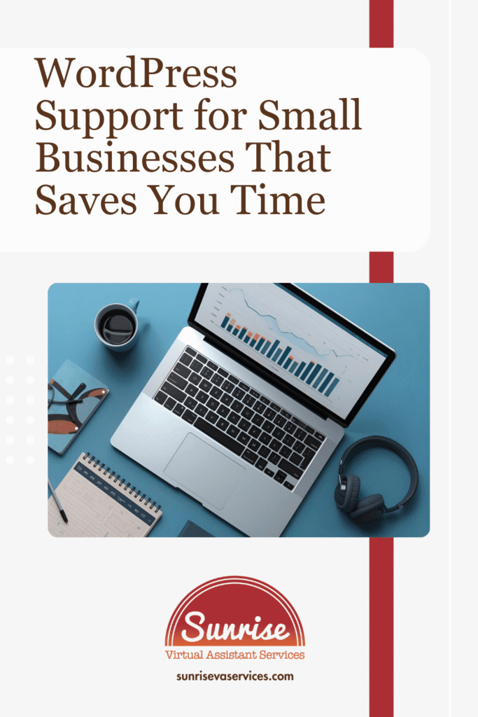 WordPress support for small businesses including updates, fixes, and content uploads. Let us keep your website running at its best.