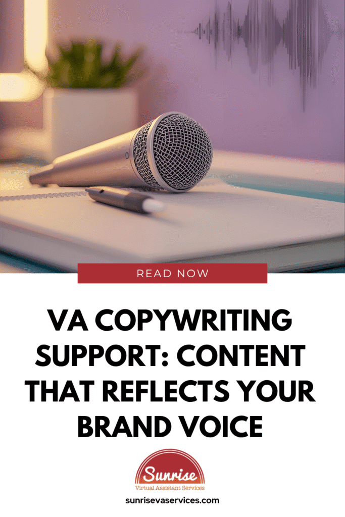 Get VA copywriting support to create blogs, emails, and social posts that save time, stay consistent, and connect with your audience.
