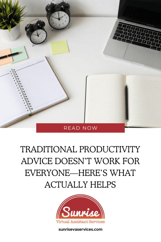 Traditional productivity advice doesn't work for every brain. Learn flexible strategies that support focus, energy, and real progress.