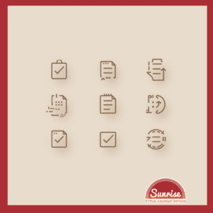 icons on screen for graphic art