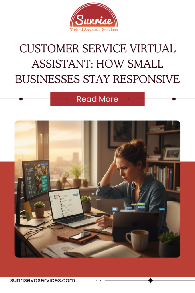 A customer service virtual assistant helps small businesses improve response time, manage inquiries, and deliver better customer support without hiring full-time.