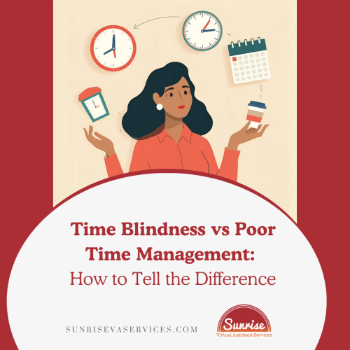 Learn the real difference between time blindness vs poor time management, plus practical fixes and tools you can use today.