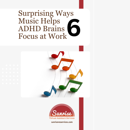 Explore 6 surprising ways music helps ADHD brains with productivity, attention, and emotional regulation at work.