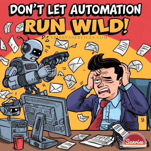 Automation mistakes small business owners make can kill growth. Here's how a virtual assistant keeps your email and social campaigns on track.